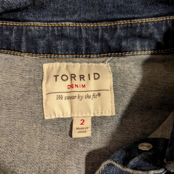 Torrid Jean Jacket - Picture 7 of 8